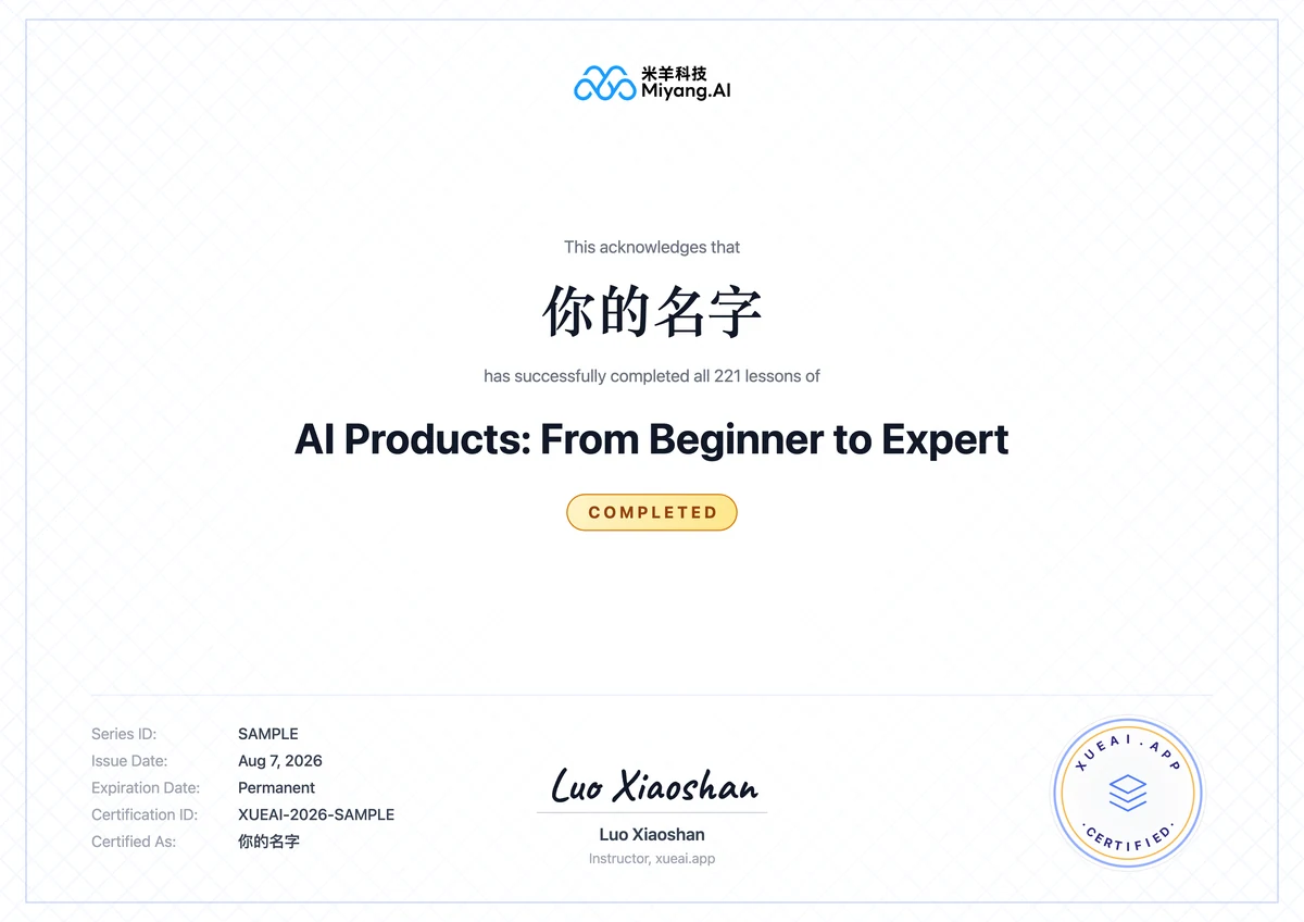 Xiaoshan Academy certificate preview